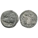 Ancient Roman Provincial Coins - Anonymous - Alexandria - Lead Nilus Tessera