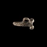 Roman Silver Phallic Pendant with MAX GXII