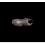 Roman Silver Phallic Pendant