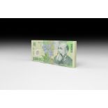 World Banknotes - Romania - 2000-2001 - Gentian Flower 10000 Lei Banknote Group [100]