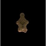 Anglo-Scandinavian or Viking Lozengiform Stirrup Mount