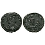 Ancient Roman Imperial Coins - Constans - Emperor in Galley Maiorina