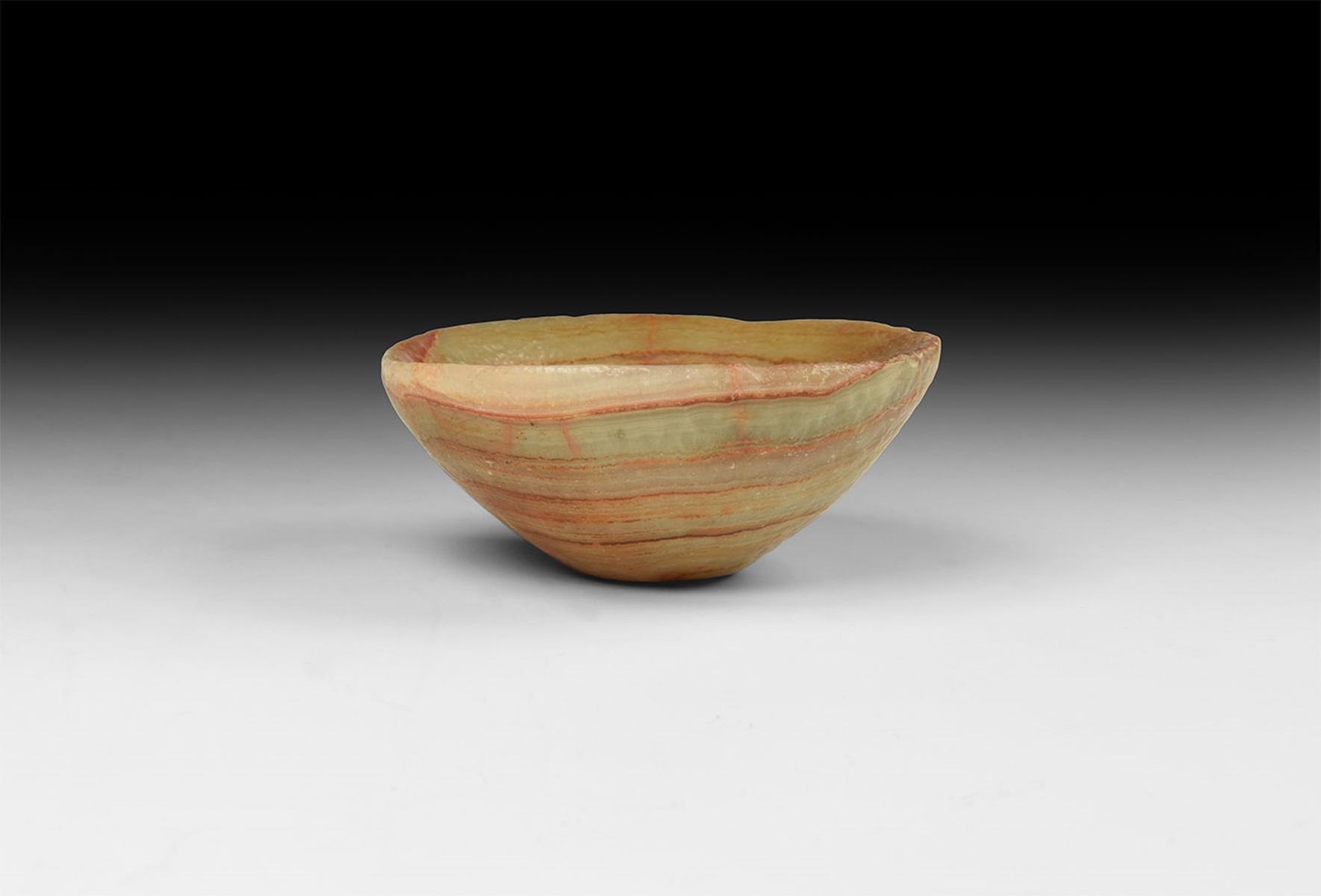 Western Asiatic Bactrian Alabaster Miniature Bowl