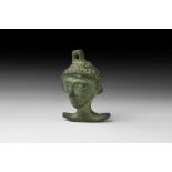 Roman Figural Steelyard Weight