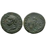 Ancient Roman Imperial Coins - Vitellius - Victory As