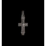 Byzantine Reliquary Cross Pendant