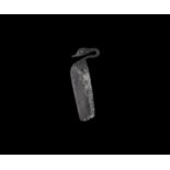 Roman Silver Swan-Necked Spoon