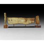 Egyptian Wooden Artefact Group