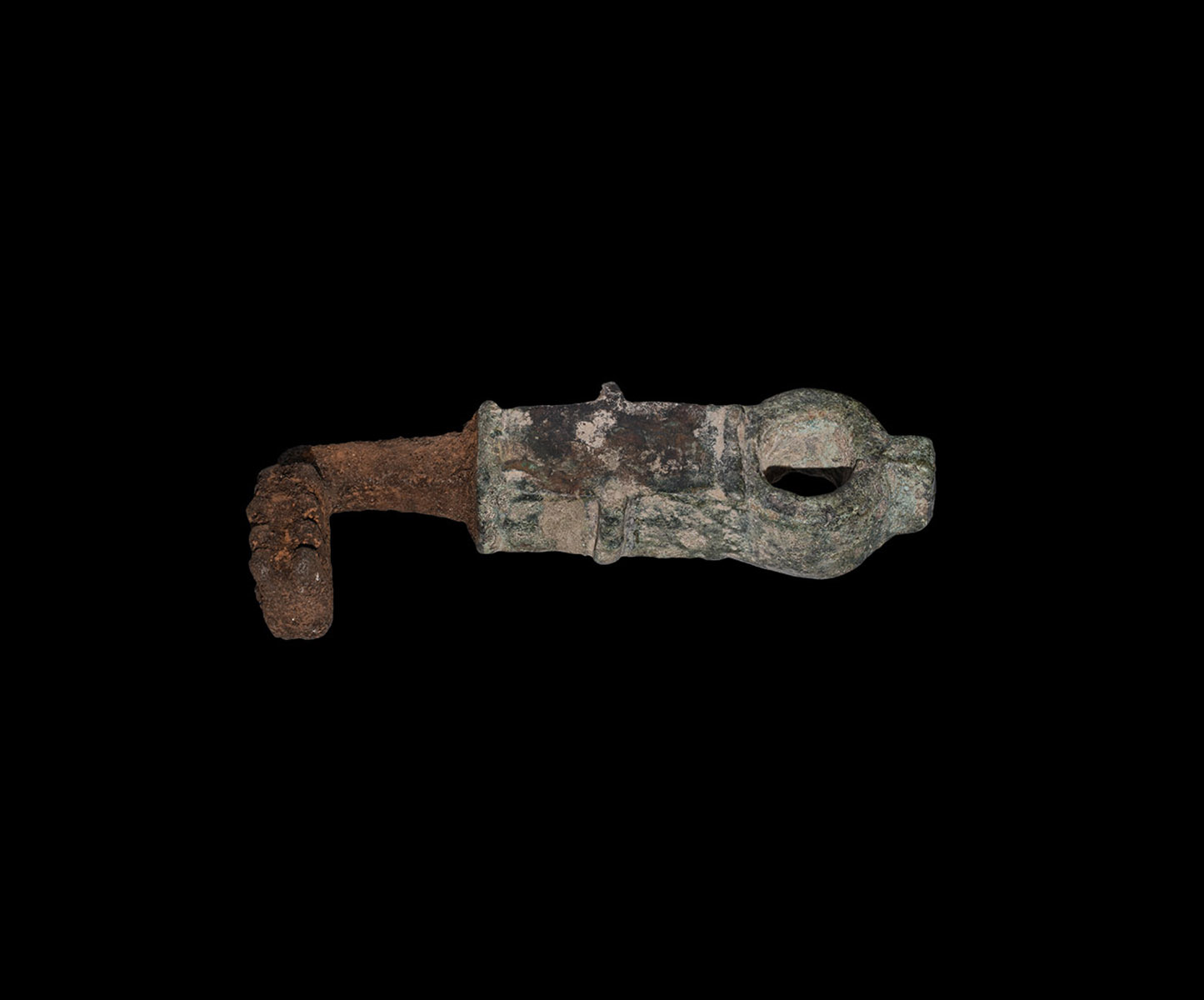 Roman Large Key with Looped Shank