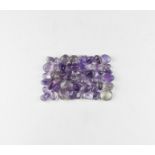 Natural History - Tumble-Polished Amethyst Pebble Group