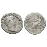 Ancient Roman Empire Coins - Otho - Vesta Denarius