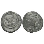 Ancient Roman Provincial Coins - Antinous - Alexandria Lead Portrait Tessera