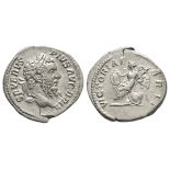 Ancient Roman Imperial Coins - Septimius Severus - Victory in Britain Denarius