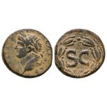 Ancient Roman Provincial Coins - Domitian - Antioch - Wreath Bronze
