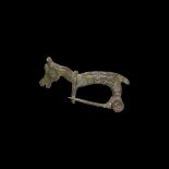 Roman Horse Bow Brooch