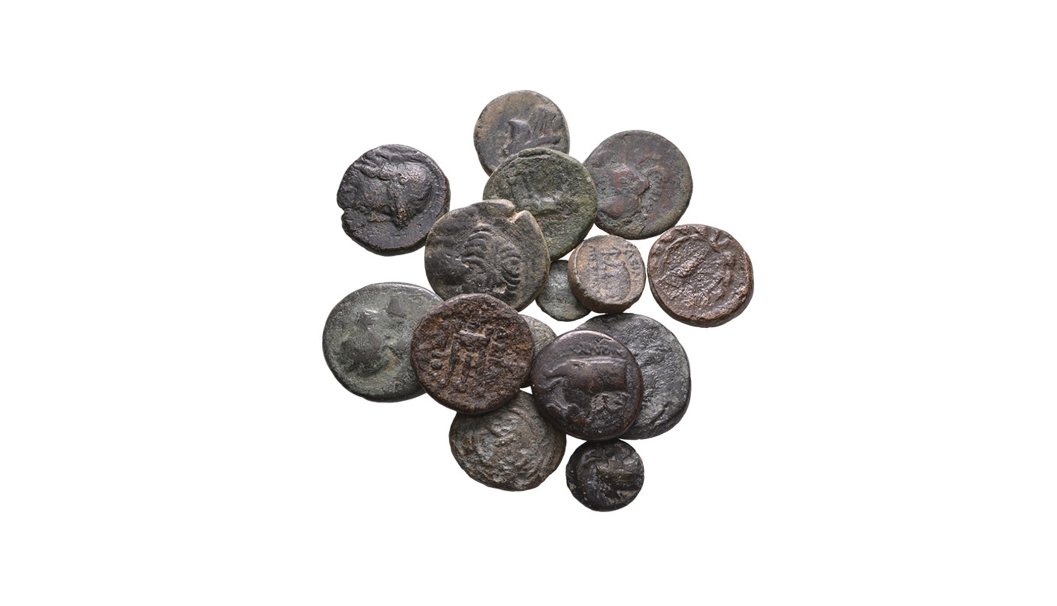 Ancient Greek Coins - Bronzes Group [15]