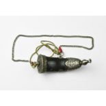 Tibetan Powder Horn Flask