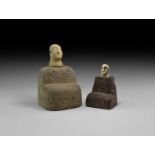 Western Asiatic Style Two-Piece Idol Pair