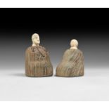 Western Asiatic Style Two-Piece Idol Pair