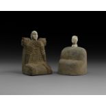 Western Asiatic Style Two-Piece Idol Pair