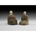 Western Asiatic Style Two-Piece Idol Pair