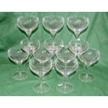 12 Vintage Champagne glasses