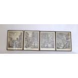 4 Hogarth Prints