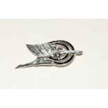 Silver Art deco Style Brooch