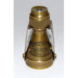 Brass monocular stamped Royal Navy