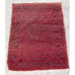 red prayer mat 135 x 80cm