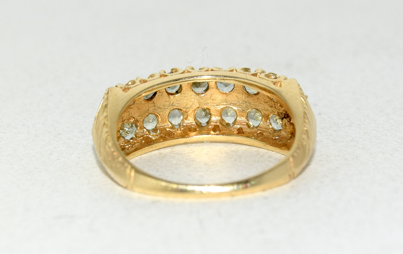 9ct gold bar ring - Image 3 of 3