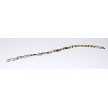 14ct White gold diamond bracelet of approx 3.5ct