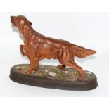 Beswick Red Setter on plinth