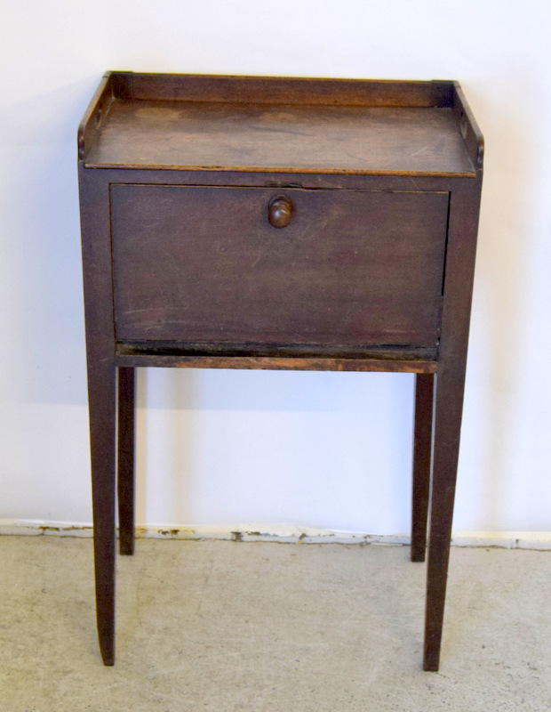 Georgian Tray top pot cupboard with drop down front. 85 x 35 x55 cm - Image 5 of 14