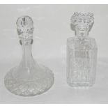 2 Glass decanters