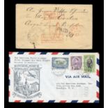 A collection of world postal history within 4 albums and loose from pre-stamp covers to modern,