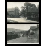 A collection of 26 postcards of Sussex, including photographic postcards titled 'Warninglid', '