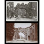 A group of 10 postcards of West Sussex, including photographic postcards titled 'East Gate', '