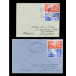 A group of six Tristan da Cunha covers with various different cachets from 1937-1963.Buyer’s Premium