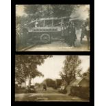 A collection of 31 postcards of Sussex, including photographic postcards titled 'The Avenue,