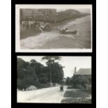 A collection of 29 postcards of West Sussex, including photographic postcards titled 'The