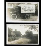 A collection of 17 postcards of Sussex, including a photographic postcards of 'Paygate Hand