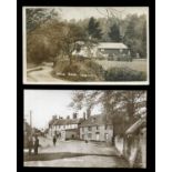 A collection of 46 postcards of East Sussex, including photographic postcards titled '
