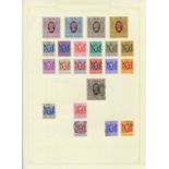 A collection of ten Simplex albums of world stamps, including Great Britain from 1867 1d red on