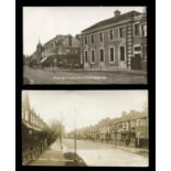 A collection of 23 postcards of Surrey, including photographic postcards titled 'Post Office &