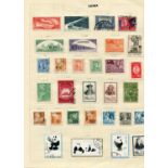 Twelve albums of world stamps, including Great Britain 1d reds, China, Middle East, Italy and