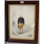 William Seville - 'H.C. in his 78th Year', watercolour with pencil, stamped signature, titled and