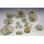 A small group of various mineral and coral specimens.Buyer’s Premium 29.4% (including VAT @ 20%)