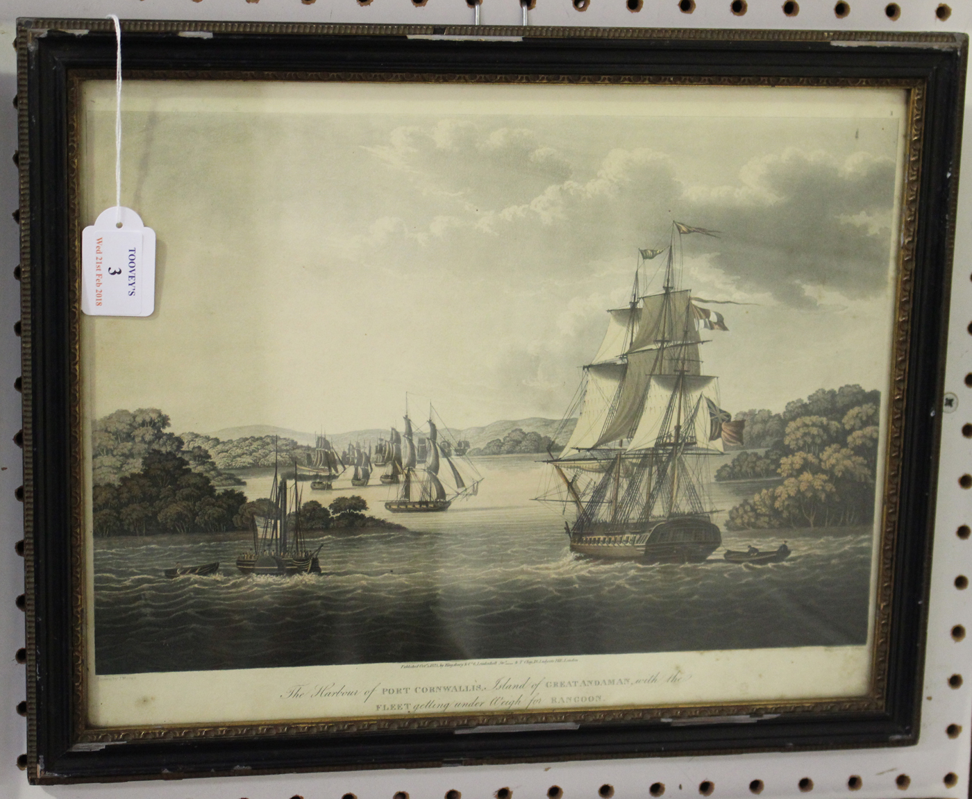 Hunt and Reave, after Joseph Moore - 'The Harbour of Port Cornwallis, Island of Great Andaman,