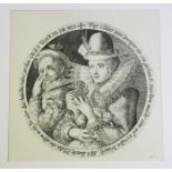 Crispijn de Passe I - 'Olet ugueta de meo ...' (The Five Senses), 17th century engraving on laid